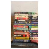 Large Collection of Vintage VHS Tapes Including Hitchcock, Dean Martin, Jaws, and More