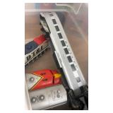 Large HO Scale Model Train Collection with Engines, Cars, Tracks, Buildings, and Manuals