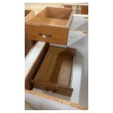 Collection of Used Oak Kitchen Cabinets with Drawers and Doors