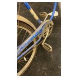 Schwinn Corvette Vintage Blue Cruiser Bicycle with Speedometer
