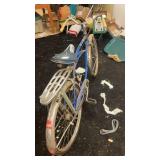 Schwinn Corvette Vintage Blue Cruiser Bicycle with Speedometer