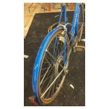 Schwinn Suburban Blue Vintage Bicycle with Extra Tires