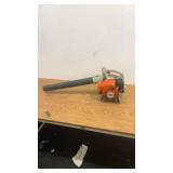 Stihl BG 50 Gas Leaf Blower and 3 Motorcycle Helmets Assortment