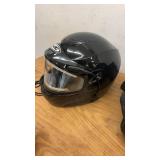 Stihl BG 50 Gas Leaf Blower and 3 Motorcycle Helmets Assortment