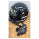 Stihl BG 50 Gas Leaf Blower and 3 Motorcycle Helmets Assortment