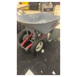 ACE Dual-Wheel Poly Wheelbarrow with Metal Frame