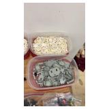 Large Collection of Vintage LEGO Bricks, Sets, Baseplates, and Manuals