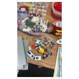 Large Collection of Vintage LEGO Bricks, Sets, Baseplates, and Manuals