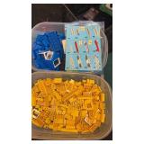 Large Collection of Vintage LEGO Bricks, Sets, Baseplates, and Manuals