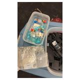 Large Collection of Vintage LEGO Bricks, Sets, Baseplates, and Manuals