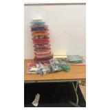 Large Collection of Vintage LEGO Bricks, Sets, Baseplates, and Manuals