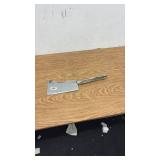 Vintage Meat Cleaver with Wooden Handle