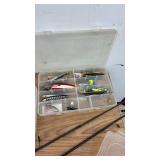 Fishing Bundle with 2 Rods, Reels, and Assorted Tackle Boxes