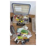 Fishing Bundle with 2 Rods, Reels, and Assorted Tackle Boxes
