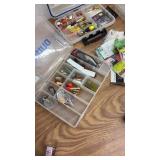 Fishing Bundle with 2 Rods, Reels, and Assorted Tackle Boxes