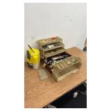 Lot of 2 Mixed Fishing Tackle Boxes with Contents