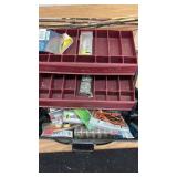 Fishing Rod and Reel Lot with Tackle Box and Accessories