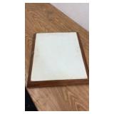 Framed Western Cowboy Print with Wooden Frame