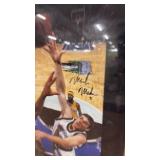 Framed Autographed Basketball Photo Featuring Mark Madsen