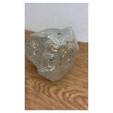 Vintage Iridescent Embossed Glass Lamp Shade