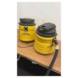 Genie Wet/Dry Shop Vacuums 1.5 HP and 2.0 HP Set