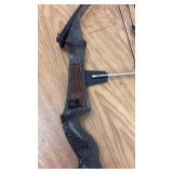 Lot of 2 Compound Bows - PSE Silverhawk and Textured Black Bow