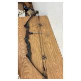 Lot of 2 Compound Bows - PSE Silverhawk and Textured Black Bow