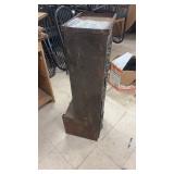 Vintage U.S. Postal Brass Mailbox Bank Cabinet with 20 Compartments