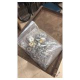 Vintage U.S. Postal Brass Mailbox Bank Cabinet with 20 Compartments