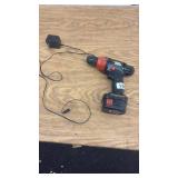 Black & Decker 12V Cordless Drill with Charger