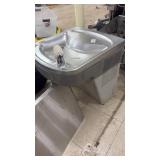 Commercial Stainless Steel Drinking Fountain with Cooler Unit