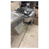 Commercial Stainless Steel Drinking Fountain with Cooler Unit
