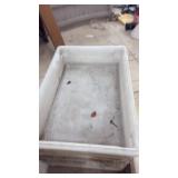 Set of Commercial Plastic Food Service Bins and Trays