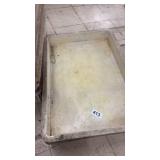 Set of Commercial Plastic Food Service Bins and Trays