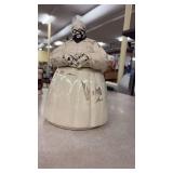 Vintage Ceramic Mammy Cookie Jar with Paint Wear