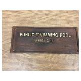 Segregation era signage