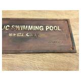 Segregation era signage