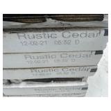 TAMKO Pallet of 42 Bundles of- 12-1/4 x 12 Hip and Ridge Rustic Cedar Hip and Ridge Cap Roofing Shingles (33.3 lin. ft. Per Bundle) Retail Value of $2,519