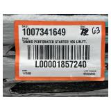 TAMKO Pallet of 63 Bundles of- Perforated Starter 105 lin. ft. Eave and Rake Roofing Starter Strip Shingles- Retail Value of $3,022