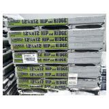 TAMKO Pallet of 42 Bundles of- Hip and Ridge Weathered Wood Hip and Ridge Cap Roofing Shingles (33.3 lin. ft. per bundle) Retail Value of $2,519