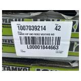 TAMKO Pallet of 42 Bundles of- Hip and Ridge Weathered Wood Hip and Ridge Cap Roofing Shingles (33.3 lin. ft. per bundle) Retail Value of $2,519