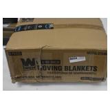 WEN 272406 72-Inch by 40-Inch Heavy Duty Padded Moving Blankets, 6-Pack