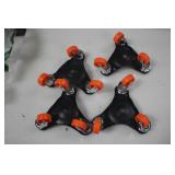 WEN DL6165 6-Inch 165-Pound Capacity Furniture Moving Tri-Dolly Set (4 Pack)