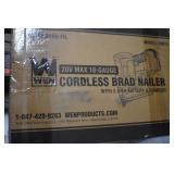 WEN 20512 20V Max Cordless 18-Gauge Brad Nailer and Charger