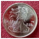 American Silver Eagle Style 1/4 oz Silver Round