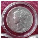 (5) Mercury Dimes