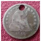 1857 Liberty Seated Half Dime