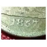 1857 Liberty Seated Half Dime
