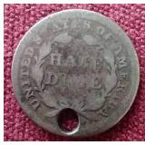 1857 Liberty Seated Half Dime