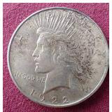 1922 & 1923-S Peace Dollars